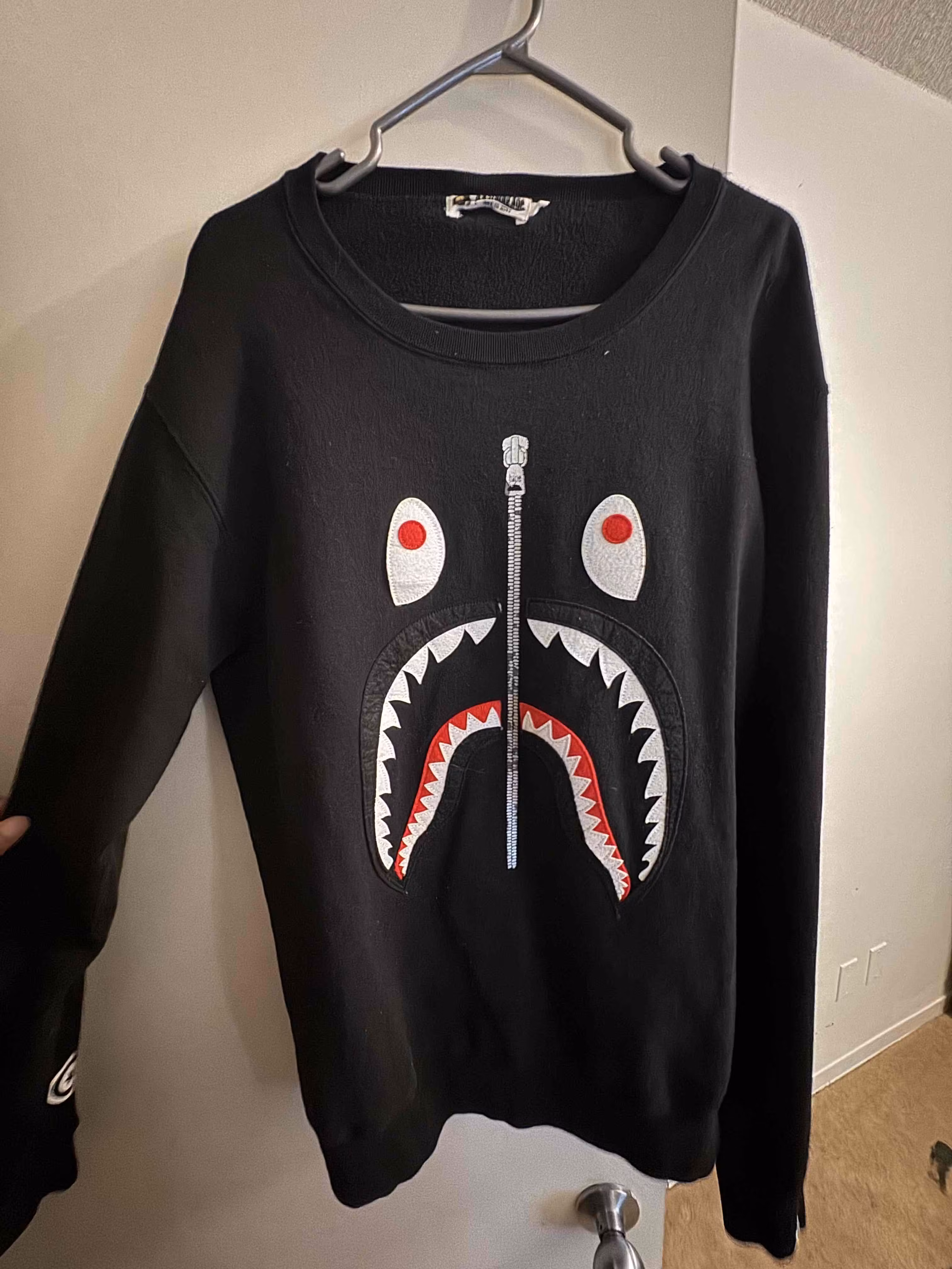 BAPE Shark Crewneck (SS22) Black BAPE Shark Crewneck (SS22) Black